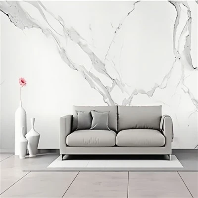 Calacatta White TV Backdrop Calacatta White TV Backdrop