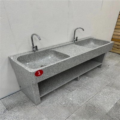 گرے گرینائٹ باتھ روم کاؤنٹر ٹاپ